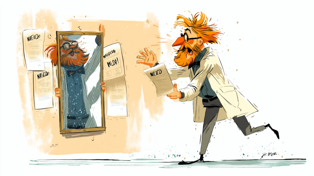 Why Do Mirrors Flip Left to Right—But Not Vertically? | Ned’s Goofy Guide