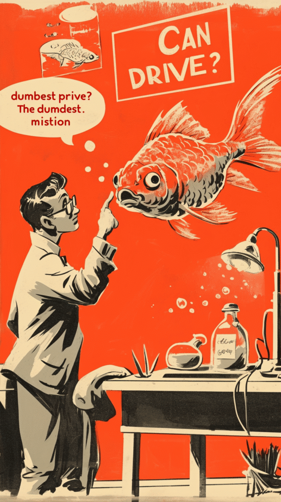 Can a Goldfish Drive a Tiny Tank? (Answer: Yes. We Have Video.)